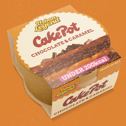 Chocolate & Caramel Cake Pot